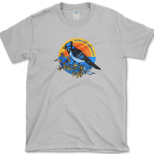 Feathered & Opinionated Birds T-Shirt Sport Grey / S Essential Tees