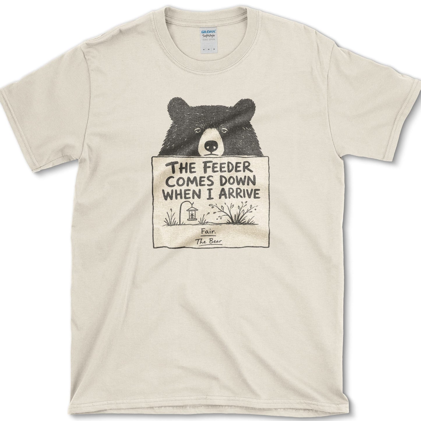 Feeder Comes Down T-Shirt Natural / S Essential Tees