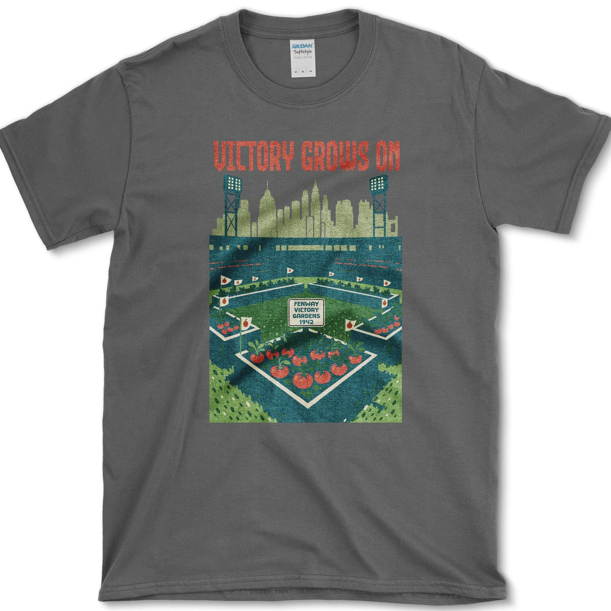 Fenway Victory Gardens T-Shirt Dark Heather / S Essential Tees
