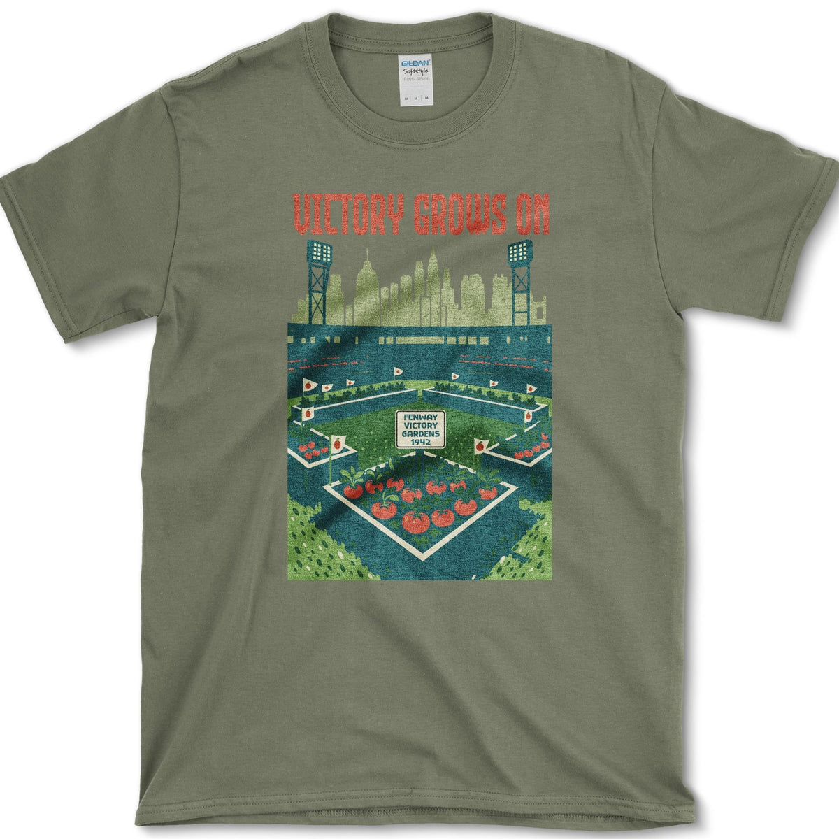 Fenway Victory Gardens T-Shirt Military Green / S Essential Tees