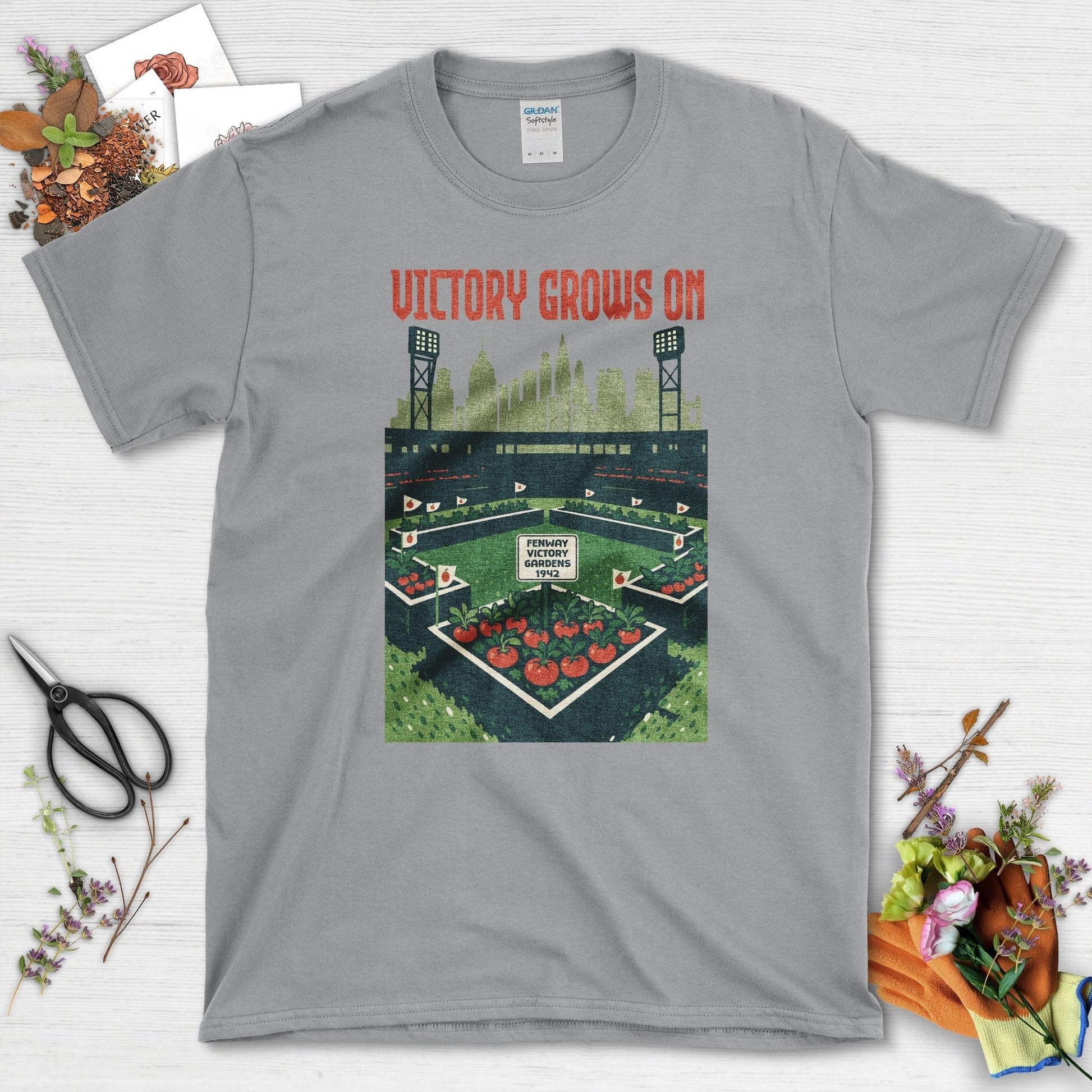 Fenway Victory Gardens T-Shirt T-Shirts / S / Sport Grey Physical Item