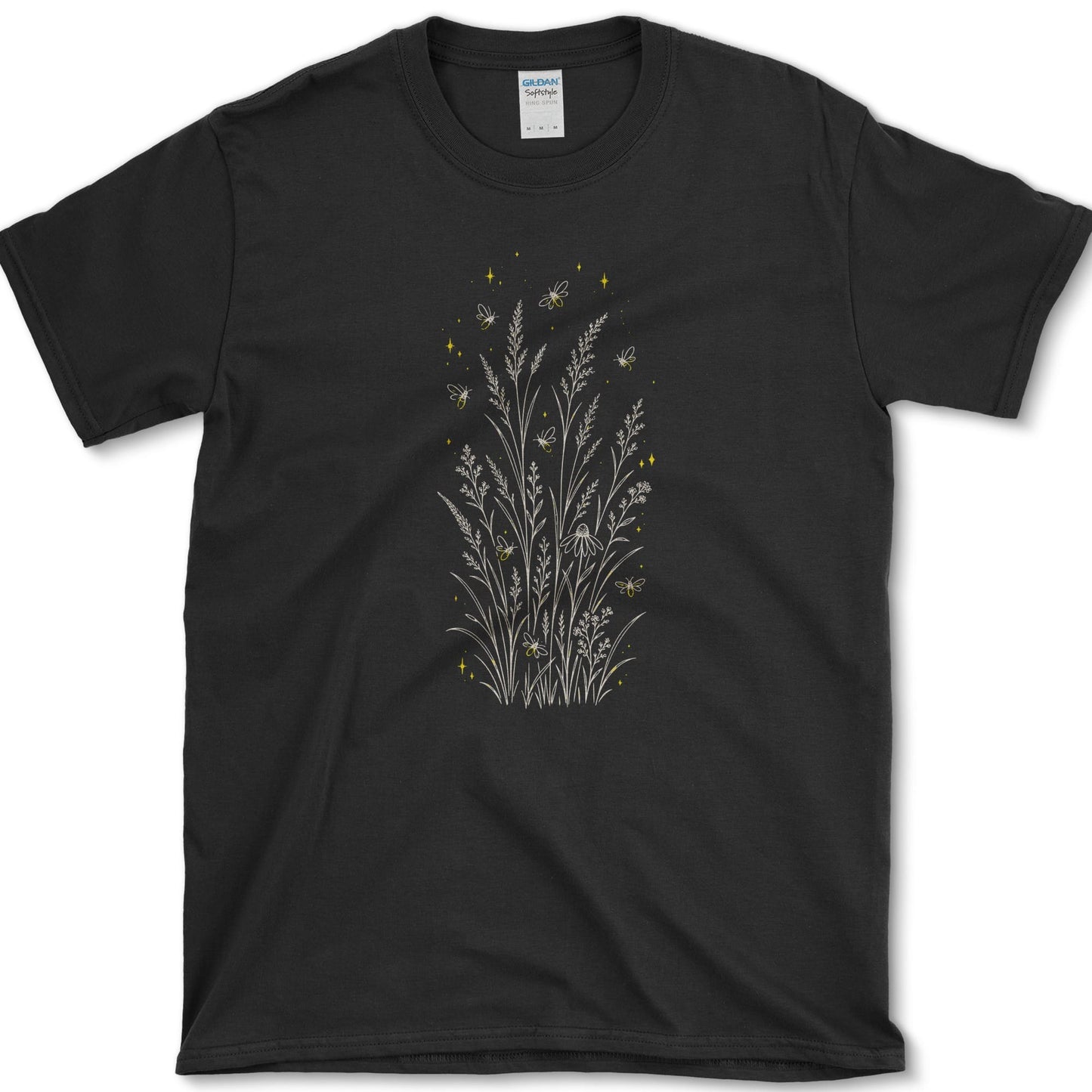 Fireflies T-Shirt Black / S Essential Tees
