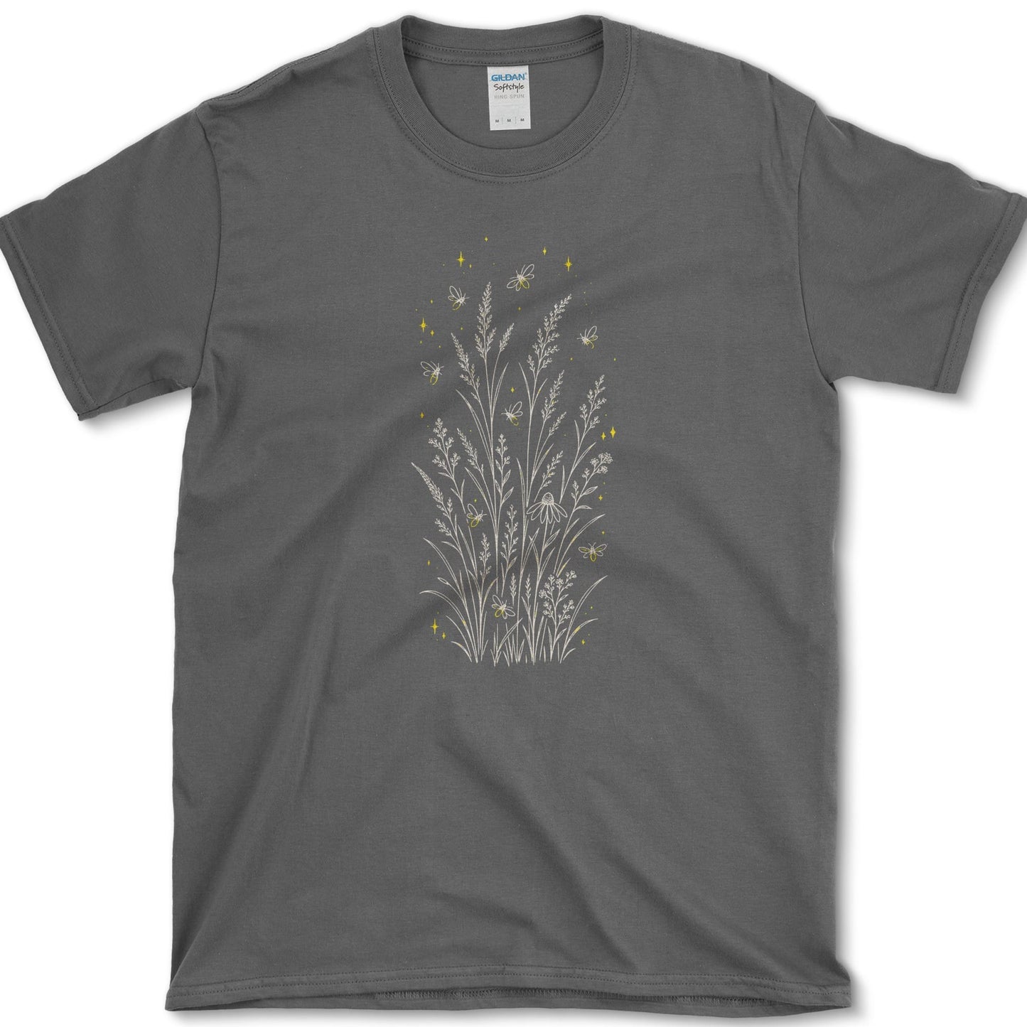 Fireflies T-Shirt Dark Heather / S Essential Tees