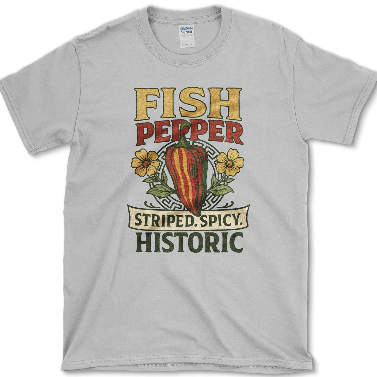 Fish Pepper T-Shirt S / Sport Grey Essential Tees