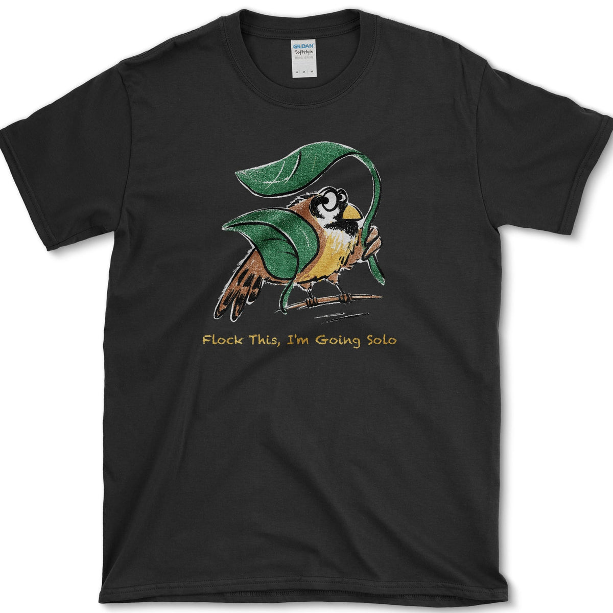Flock This Going Solo T-Shirt Black / S Essential Tees