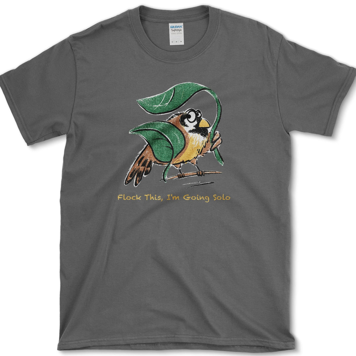 Flock This Going Solo T-Shirt Dark Heather / S Essential Tees
