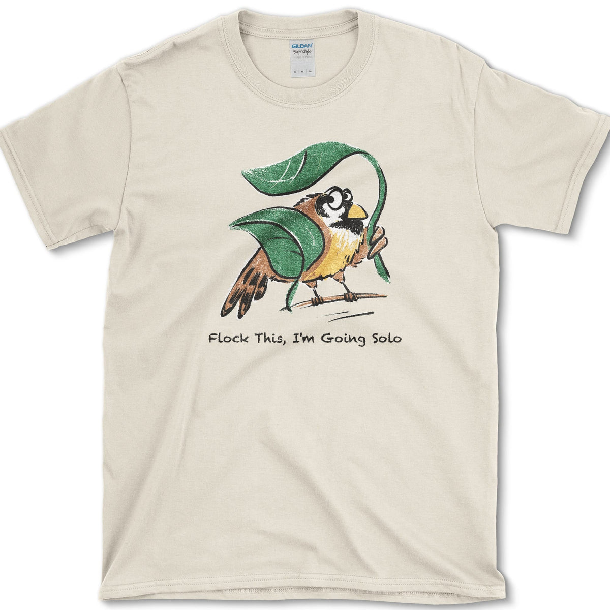 Flock This Going Solo T-Shirt Natural / S Essential Tees