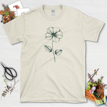 Floral Nature Lovers T-Shirt Natural / S T-Shirt