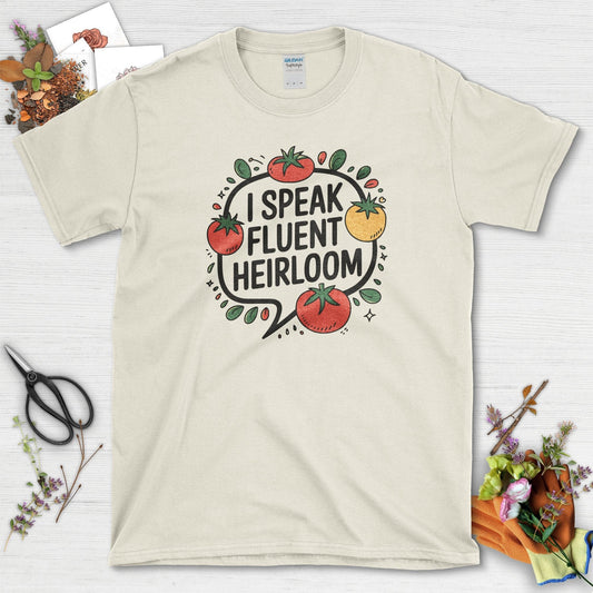 Fluent In Heirloom Gardener T-Shirt Natural / S T-Shirt