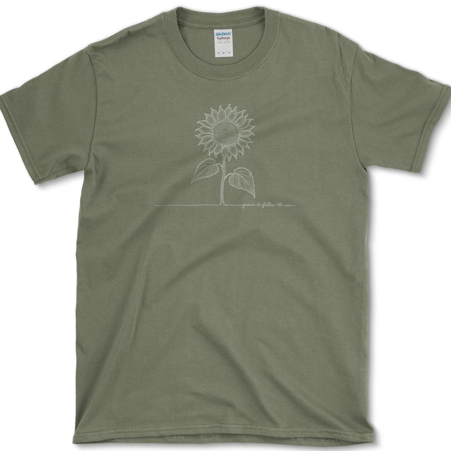 Follow The Sun T-Shirt S / Military Green Essential Tees