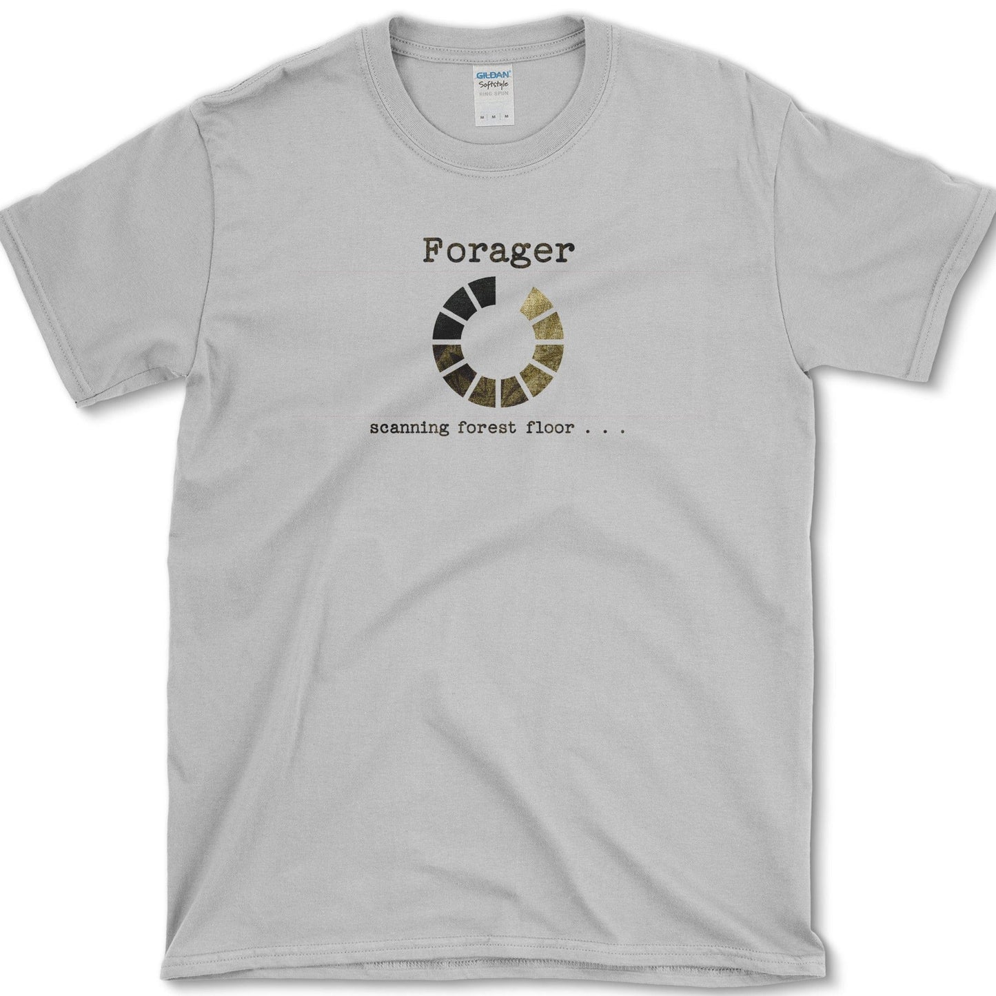 Forager Scanning Forest Floor T-Shirt Sport Grey / S Physical Item