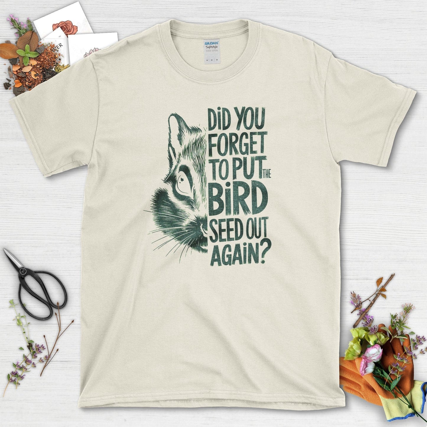 Forget The Bird Seed T-Shirt Natural / S T-Shirt