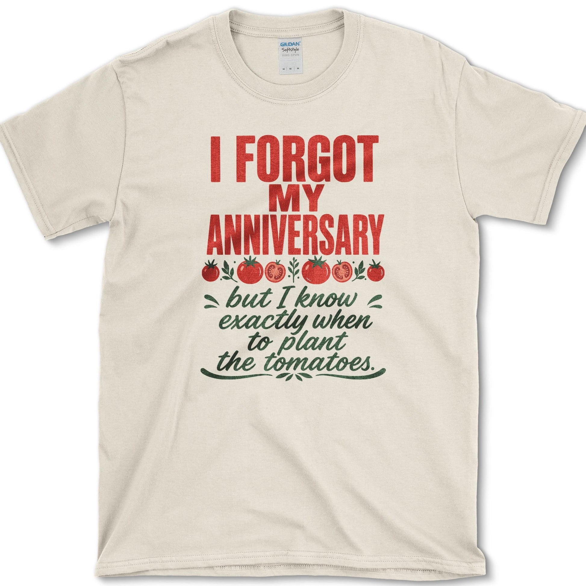 Forgot My Anniversary T-Shirt Natural / S Essential Tees