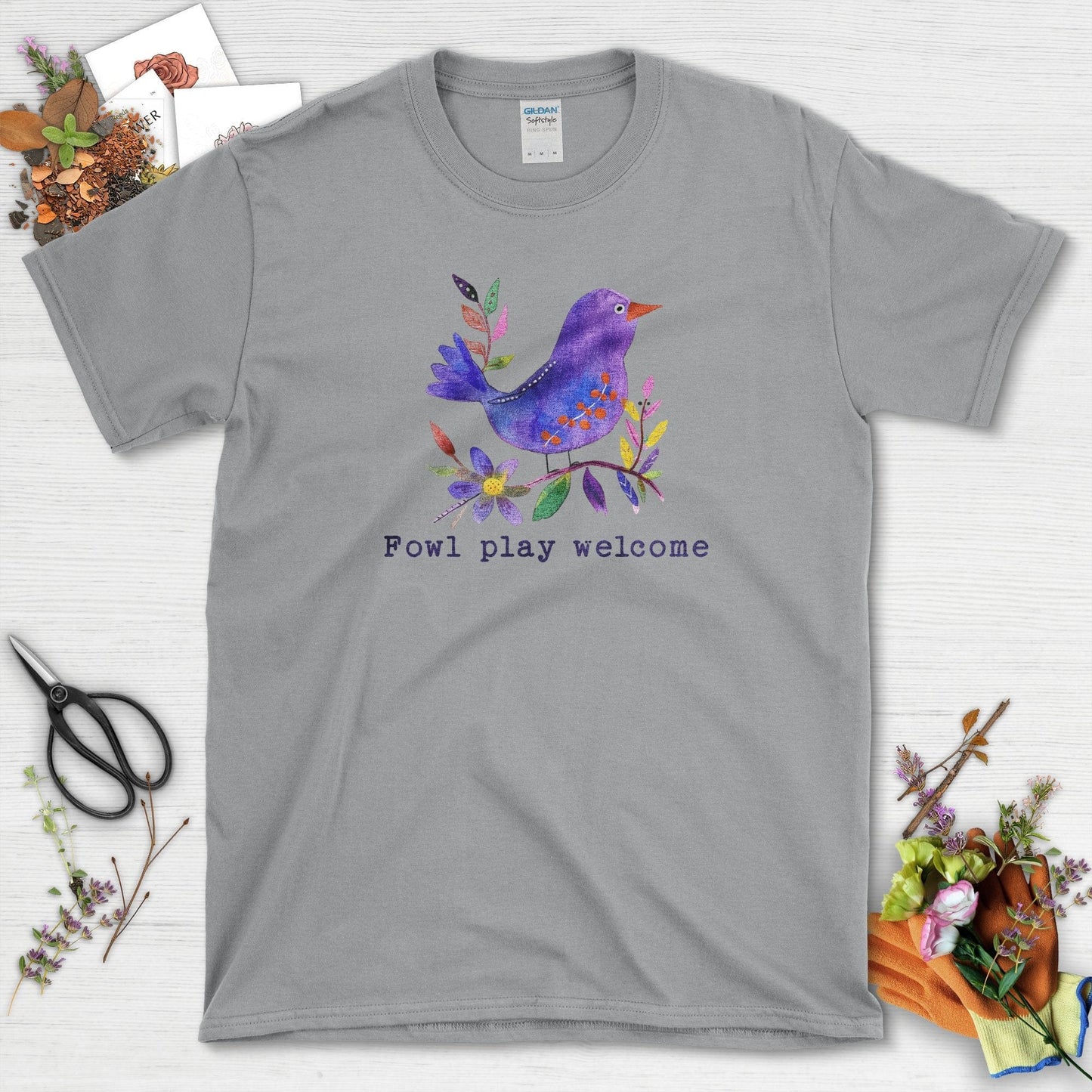 Fowl Play Welcome T-Shirt Sport Grey / S T-Shirt