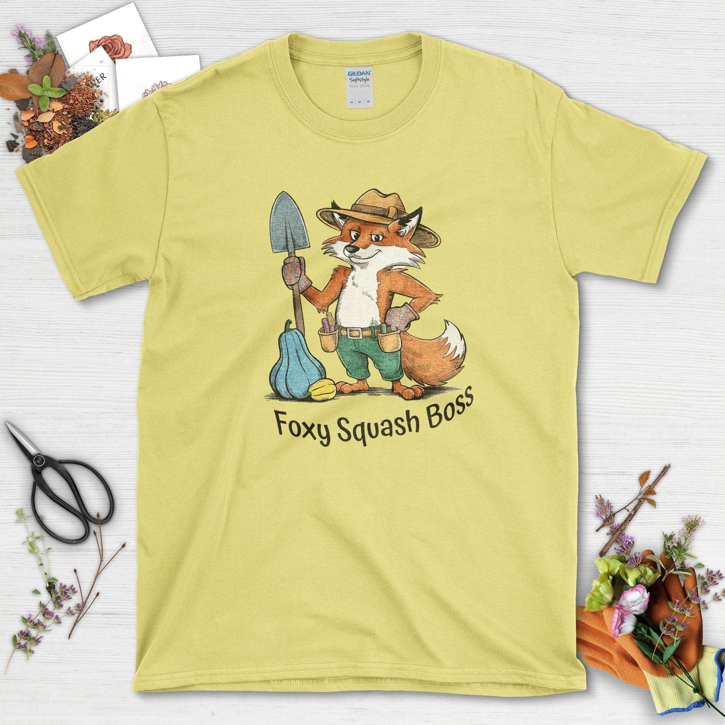 Foxy Squash Boss T-Shirt Cornsilk / S Physical Item