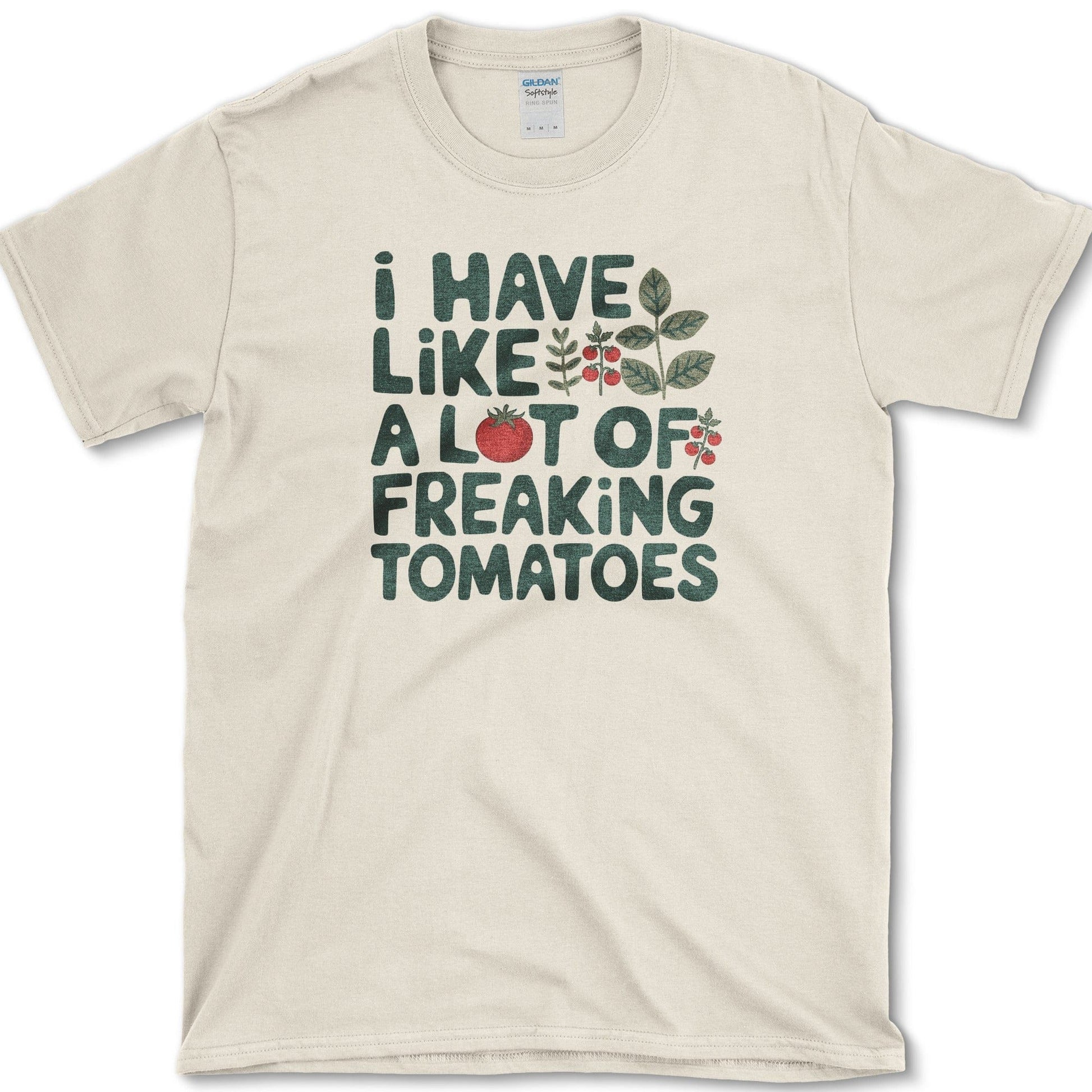 Freaking Tomatoes T-Shirt Essential Tees / S / Natural Physical Item