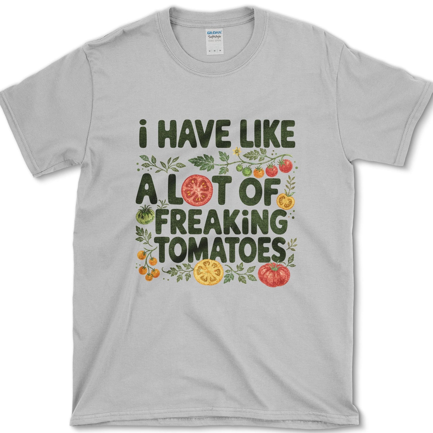 Freaking Tomatoes T-Shirt S / Sport Grey Essential Tees