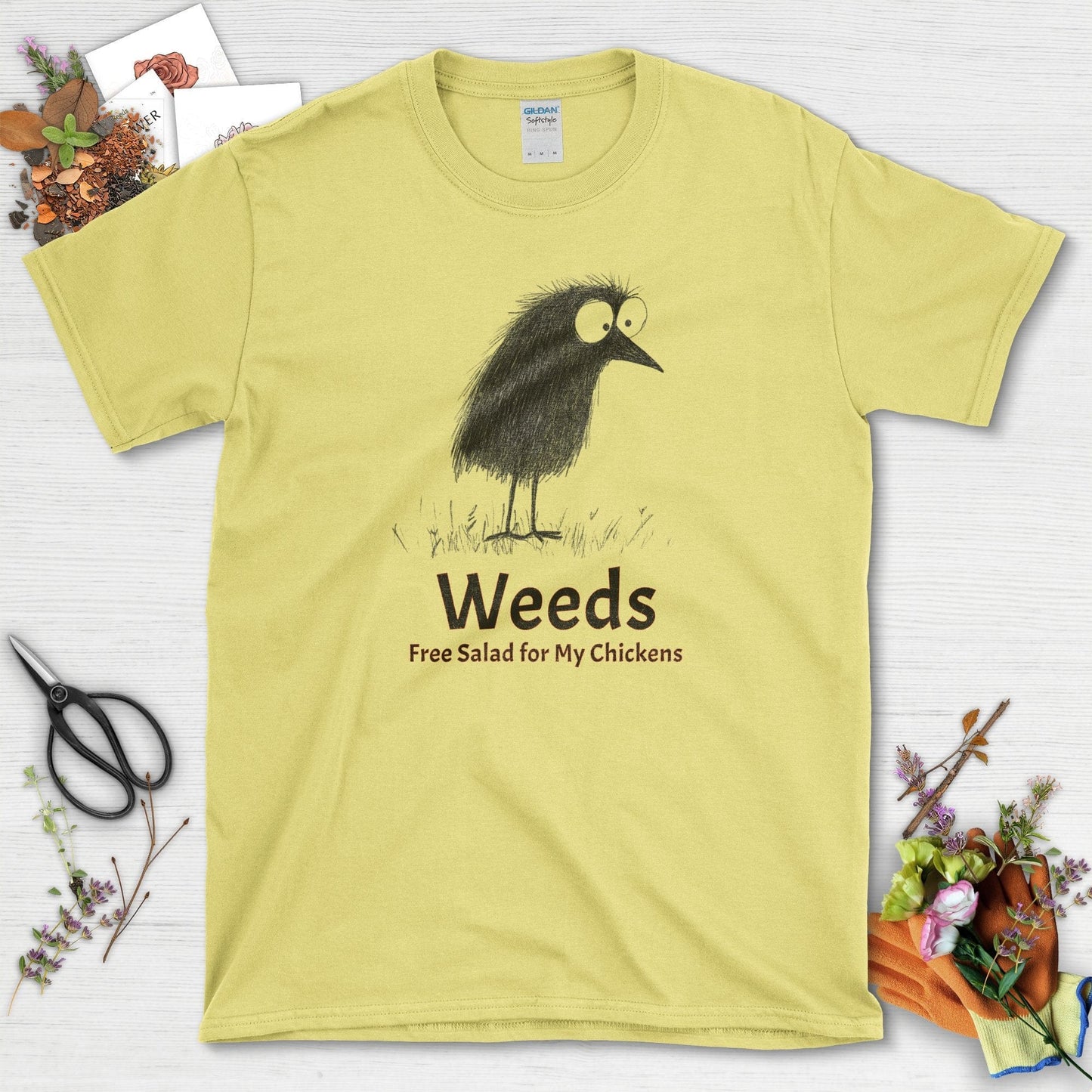 Free Salad for My Chickens T-Shirt Cornsilk / S T-Shirt