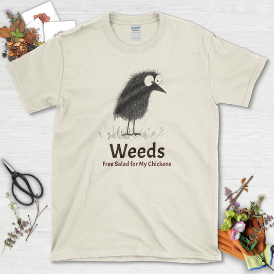 Free Salad for My Chickens T-Shirt Natural / S T-Shirt