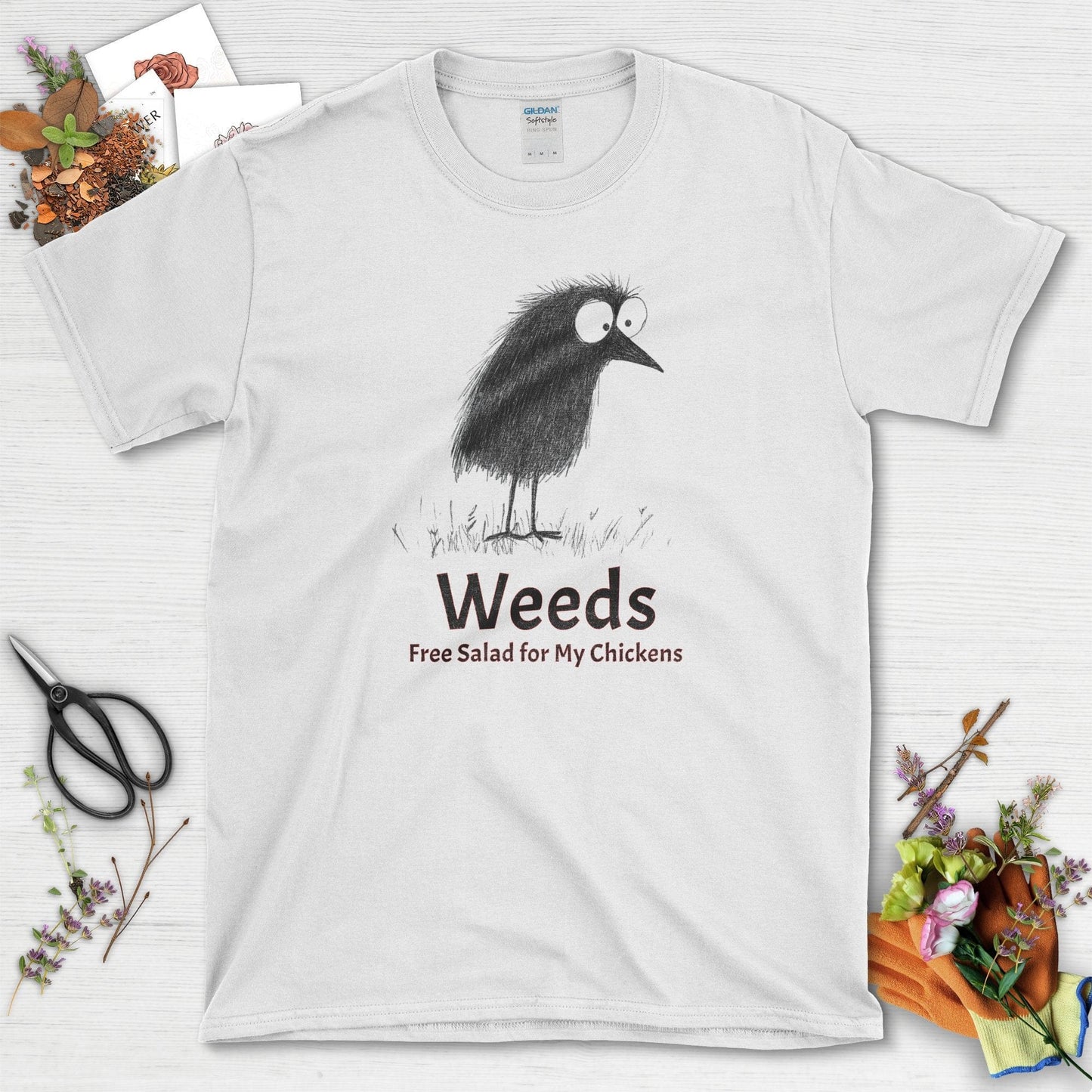 Free Salad for My Chickens T-Shirt White / S T-Shirt