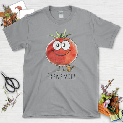 Frenemies Tomato and Squirrel T-Shirt Sport Grey / S T-Shirt