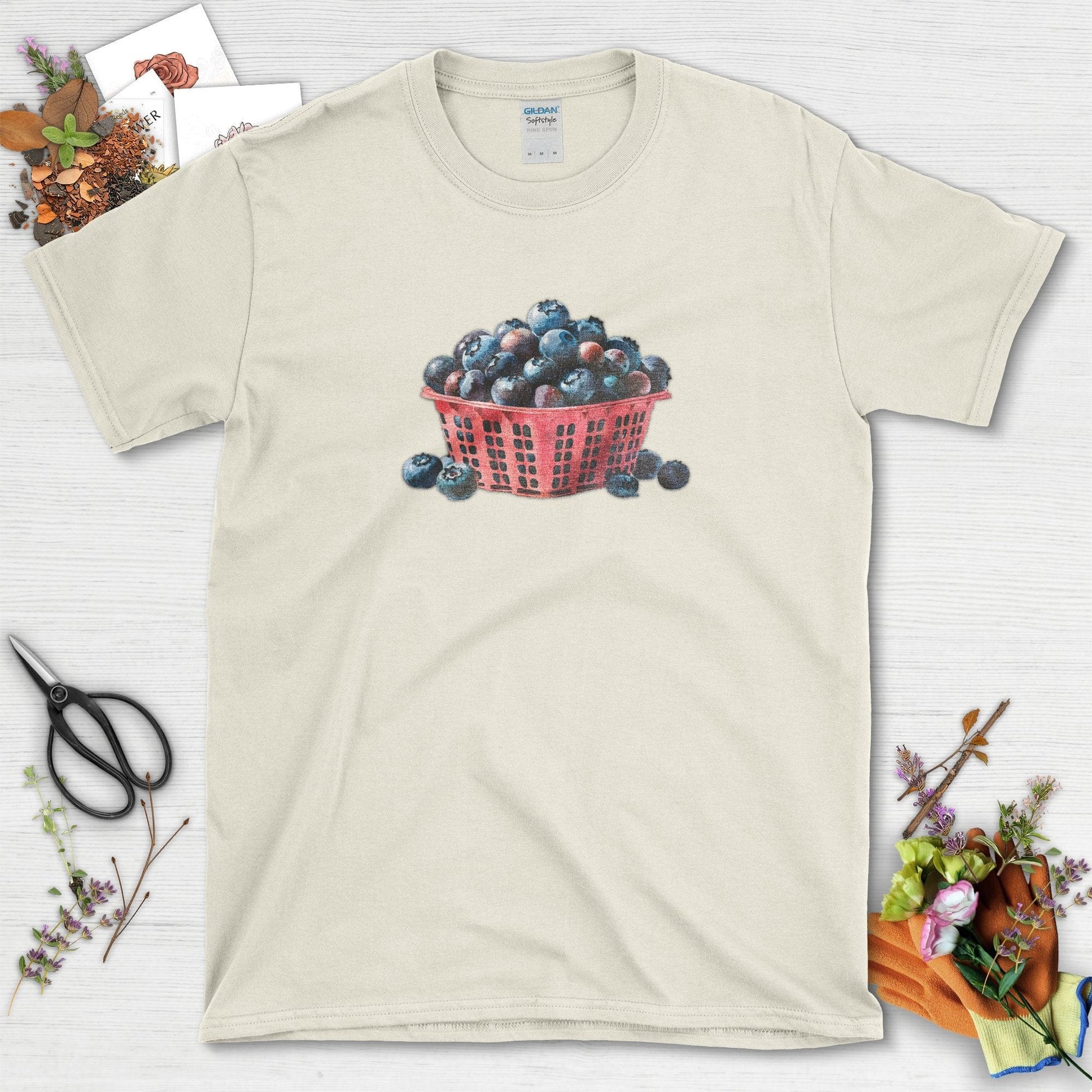 Fresh Blueberry T-Shirt Natural / S T-Shirt