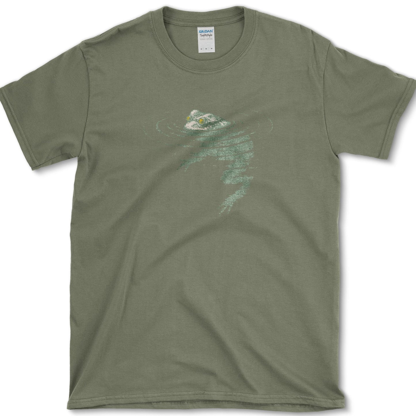 Frog Eyes T-Shirt Military Green / S Essential Tees
