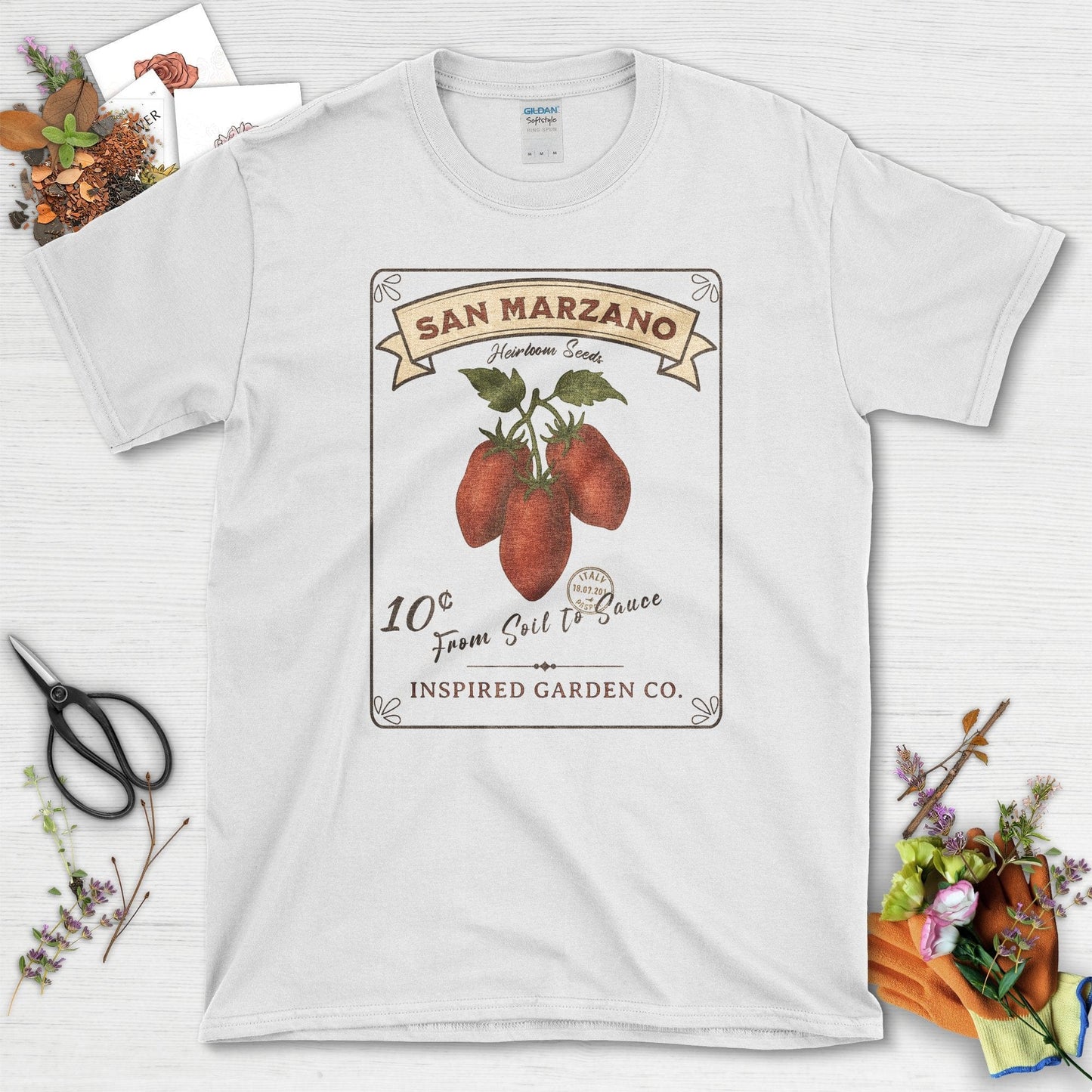 From Soil to Sauce Garden T-Shirt White / S Physical Item