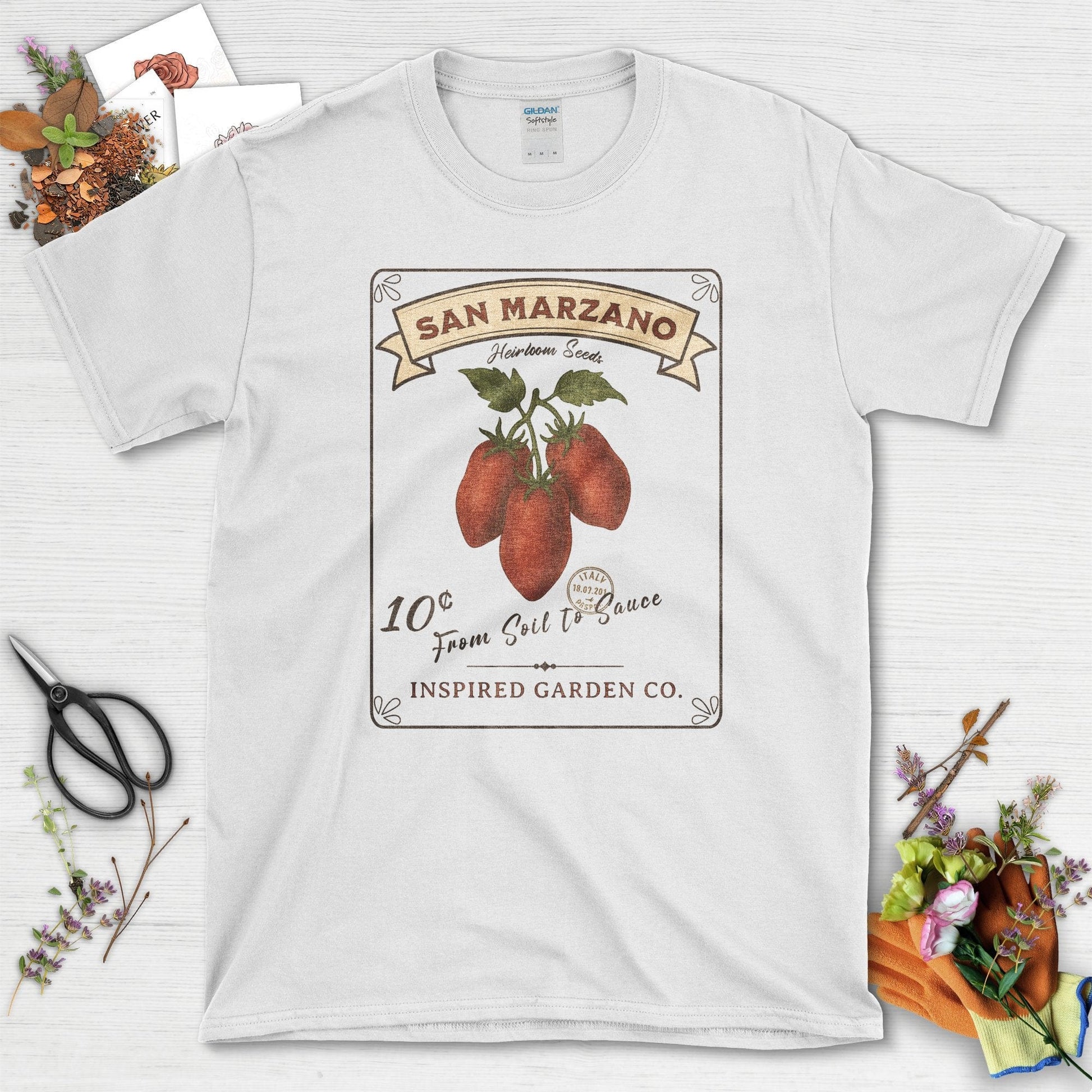 From Soil to Sauce Garden T-Shirt White / S Physical Item