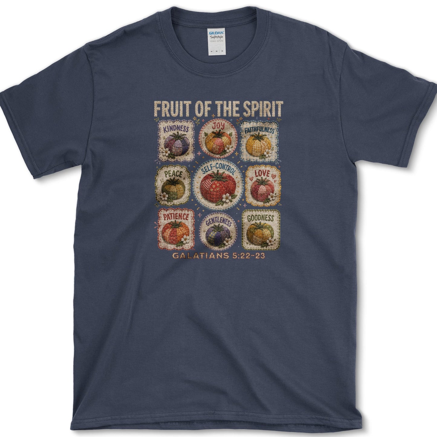 Fruit of the Spirit T-Shirt S / Navy Essential Tees