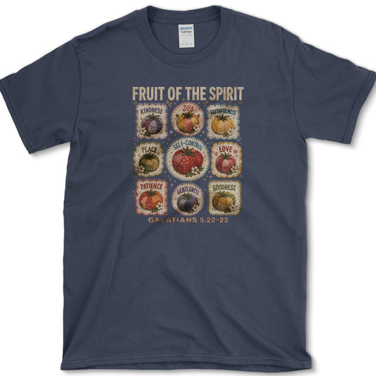 Fruit of the Spirit T-Shirt S / Navy Essential Tees