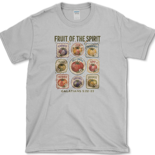 Fruit of the Spirit T-Shirt S / Sport Grey Essential Tees