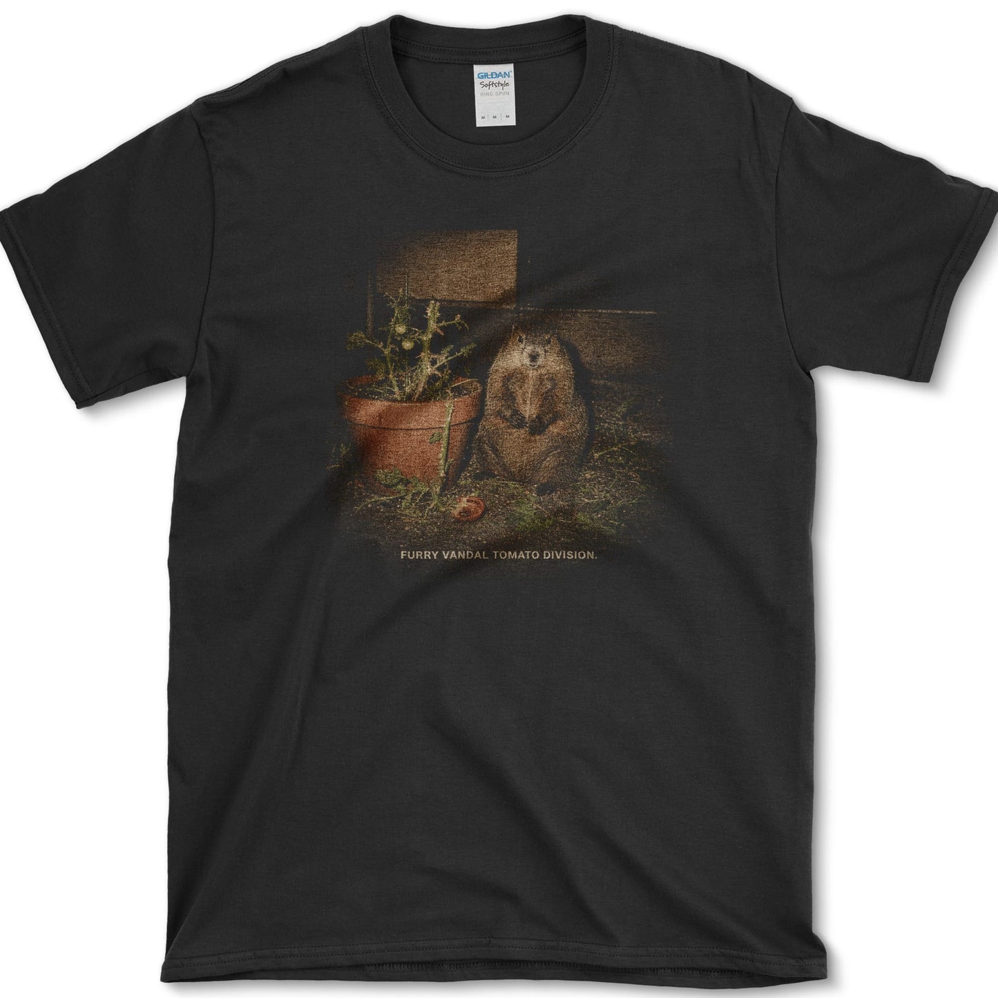 Furry Vandal T-Shirt Black / S Essential Tees