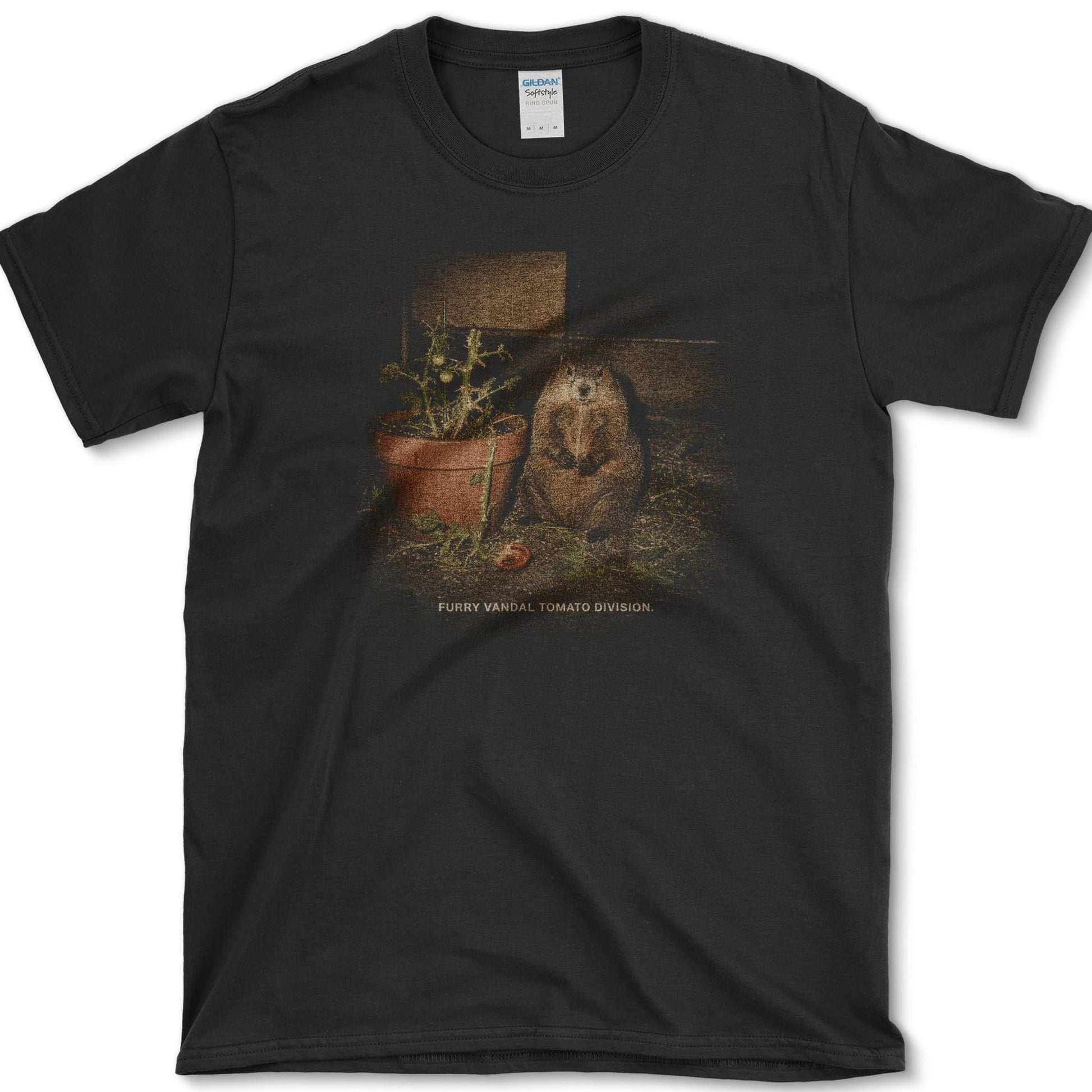 Furry Vandal T-Shirt Black / S Essential Tees