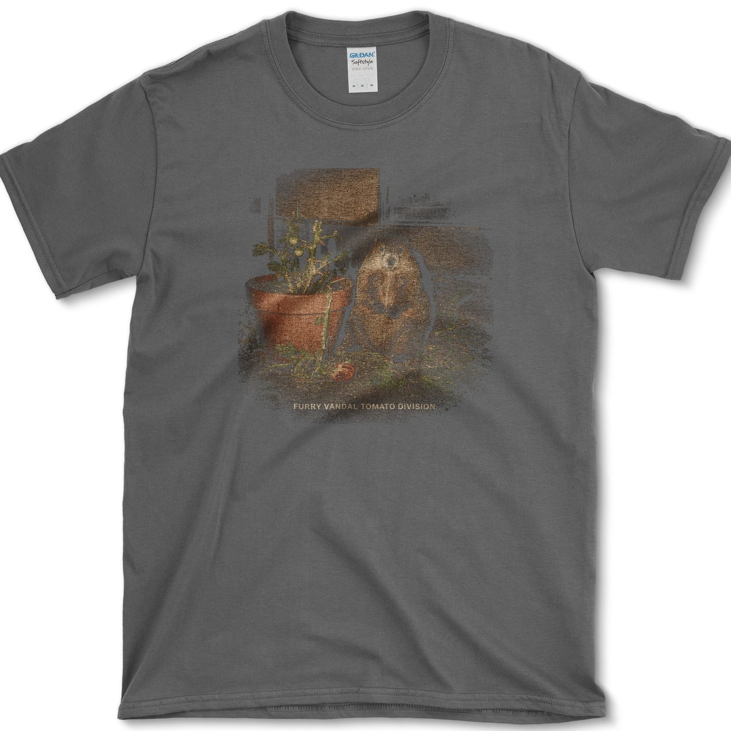 Furry Vandal T-Shirt Dark Heather / S Essential Tees