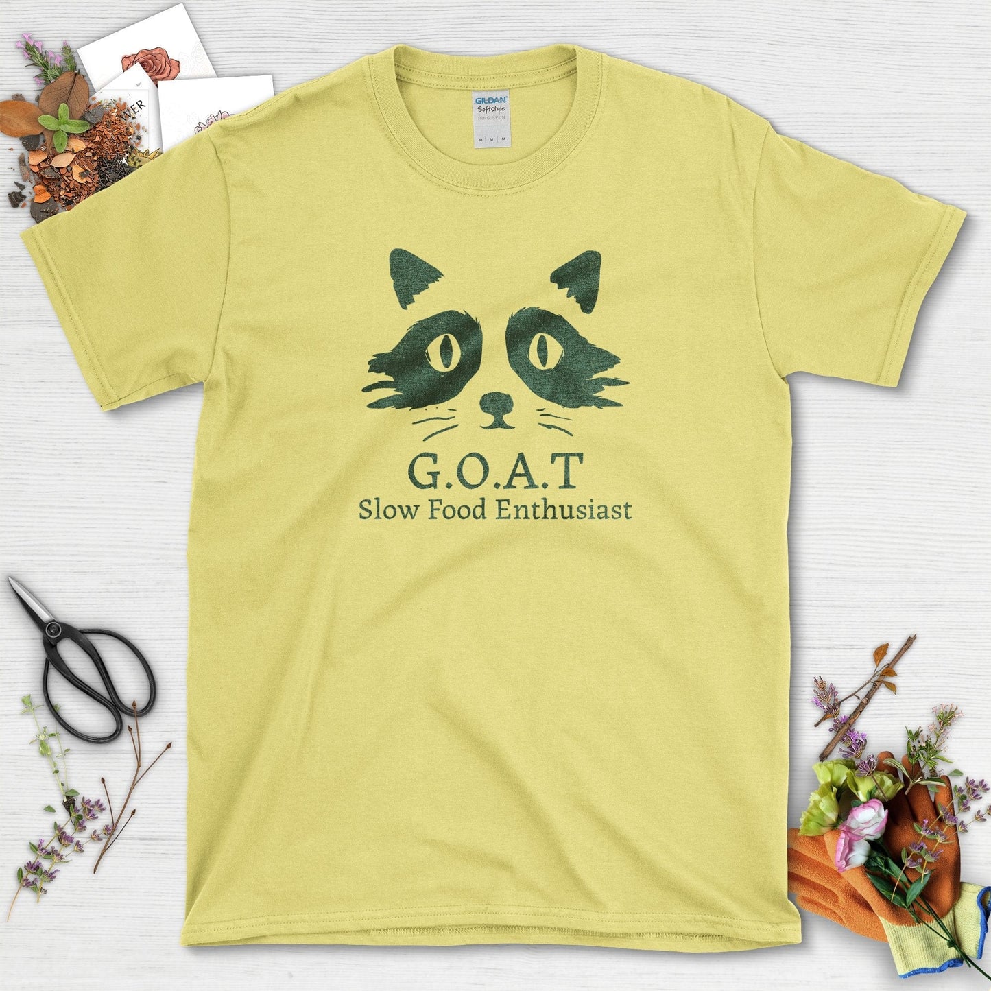 G.O.A.T Slow Food T-Shirt Cornsilk / S T-Shirt