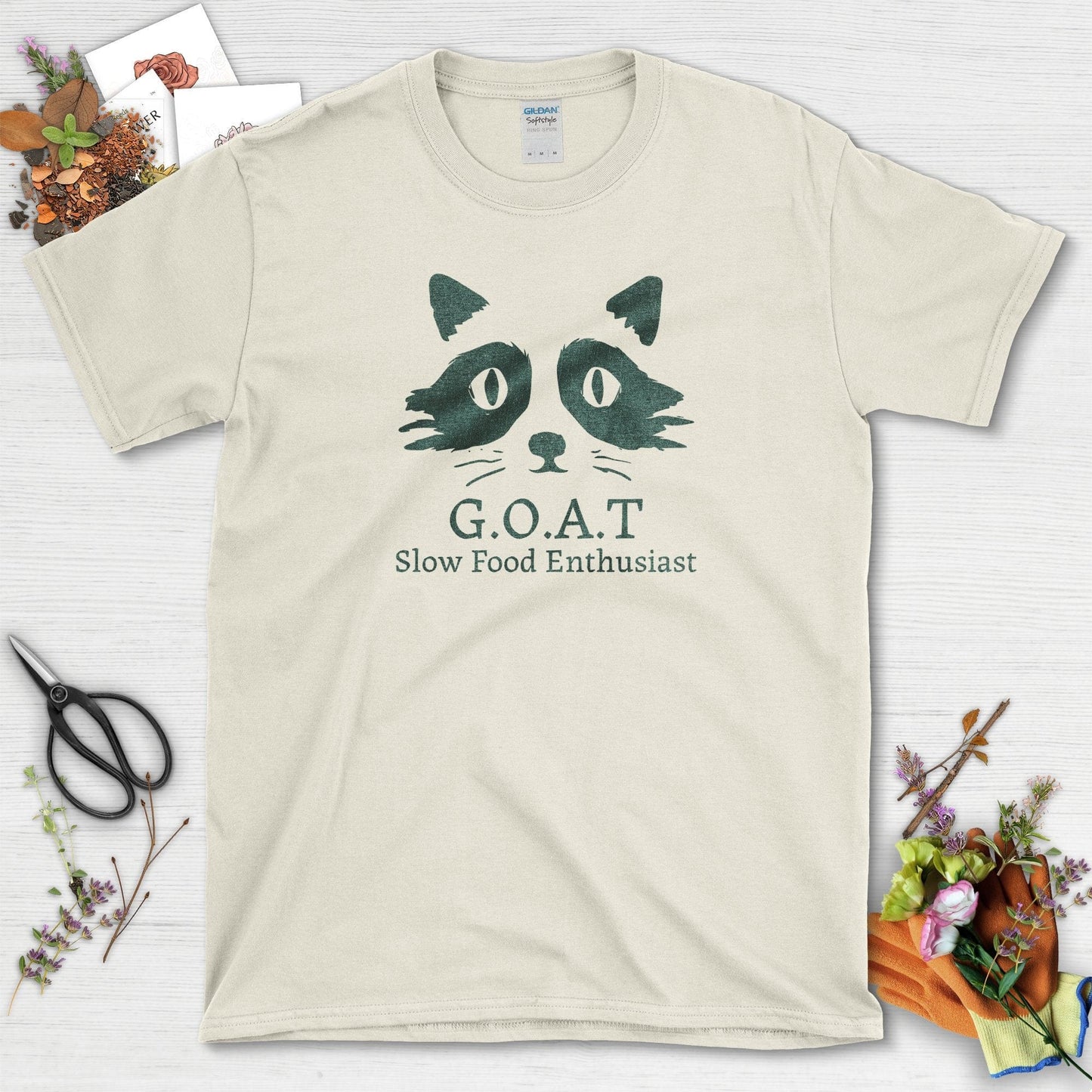 G.O.A.T Slow Food T-Shirt Natural / S T-Shirt