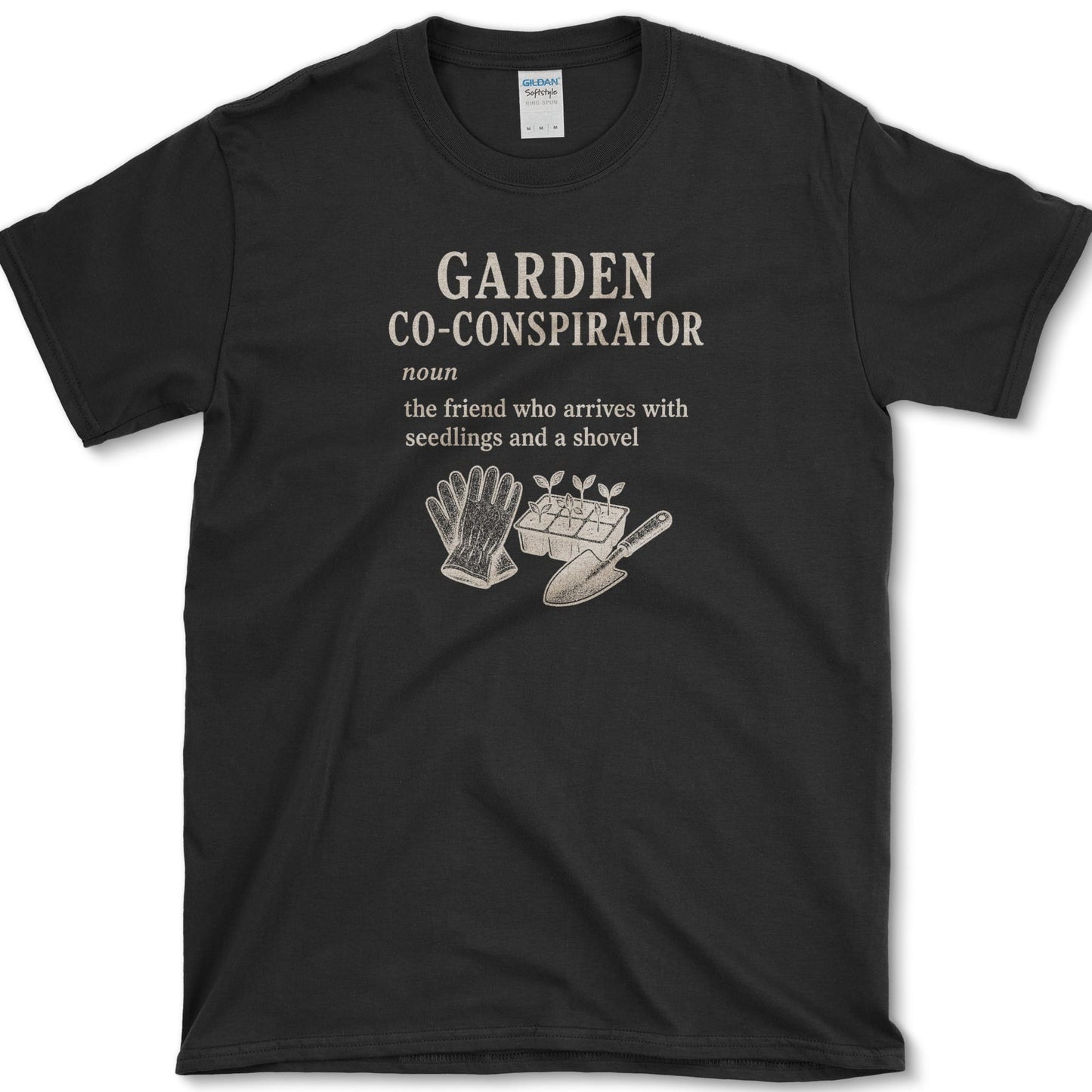 Garden Co-Conspirator T-Shirt S / Black Essential Tees