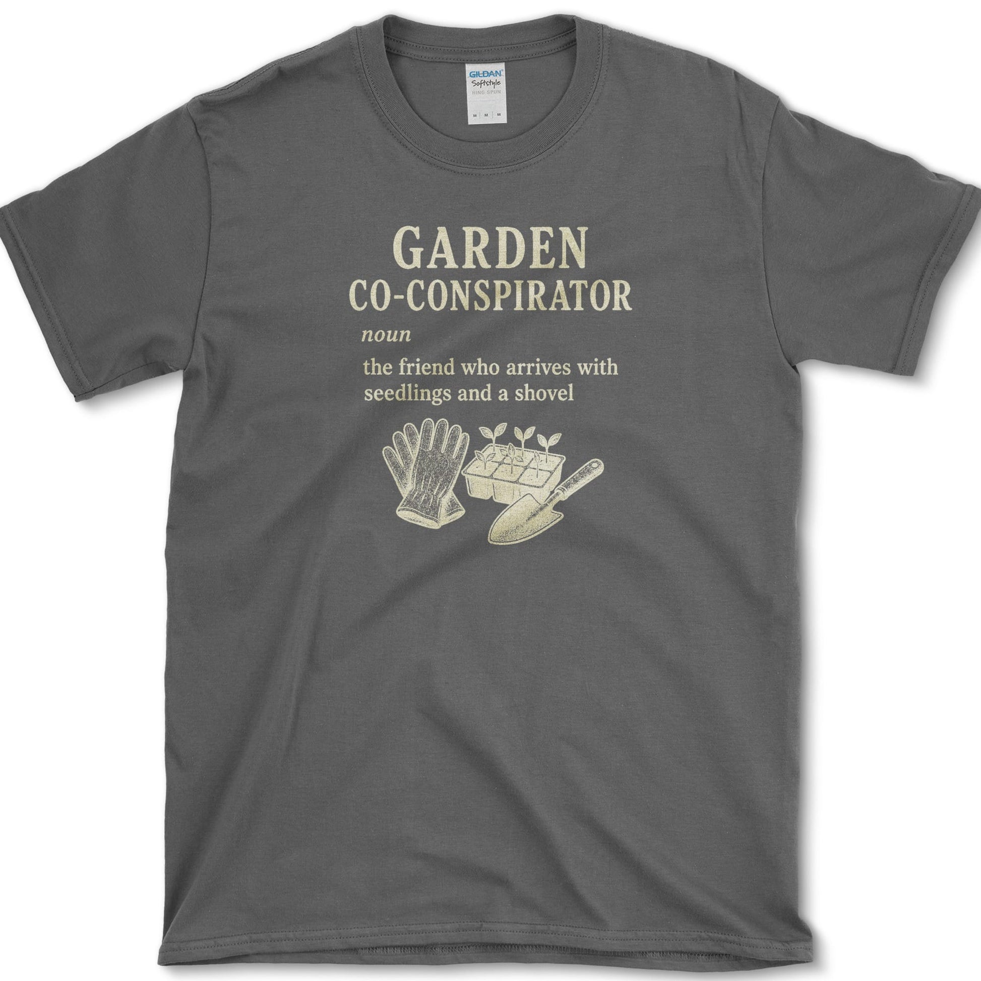 Garden Co-Conspirator T-Shirt S / Dark Heather Essential Tees