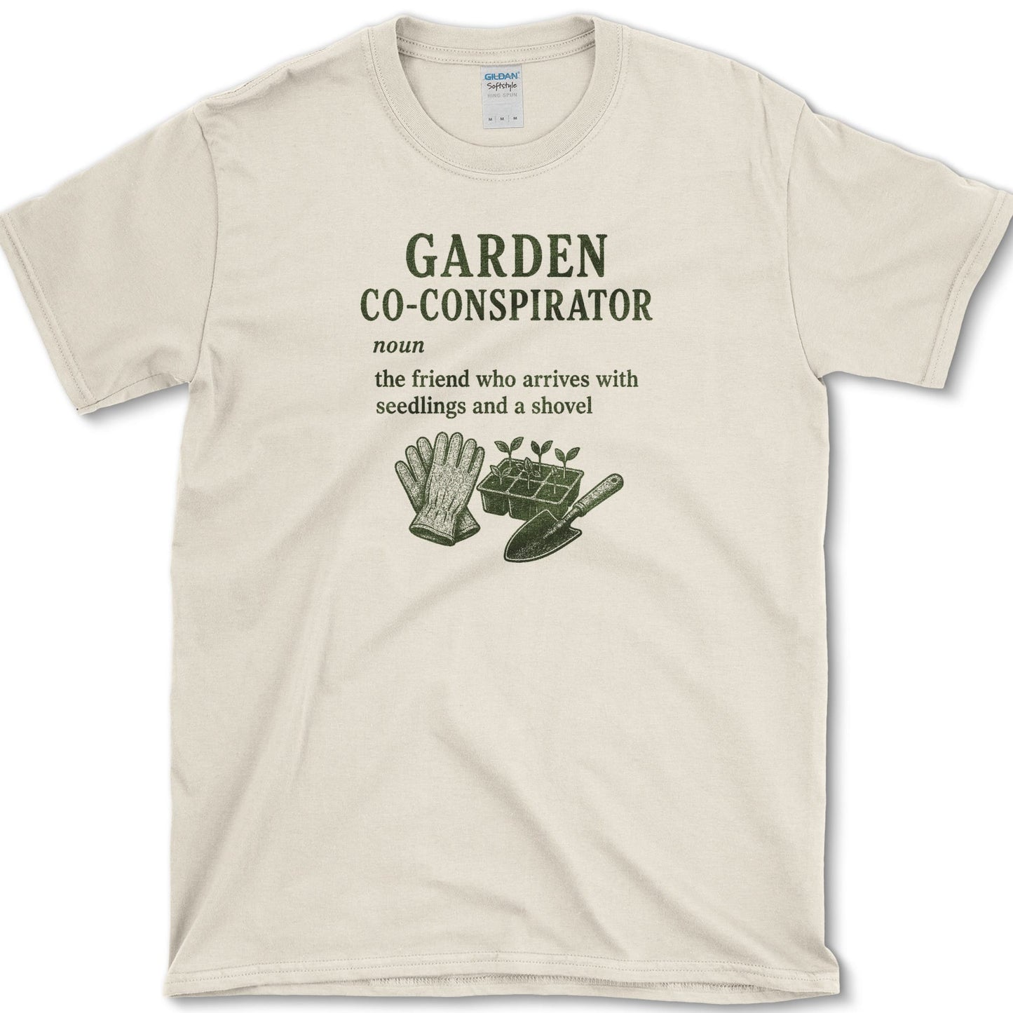 Garden Co-Conspirator T-Shirt S / Natural Essential Tees