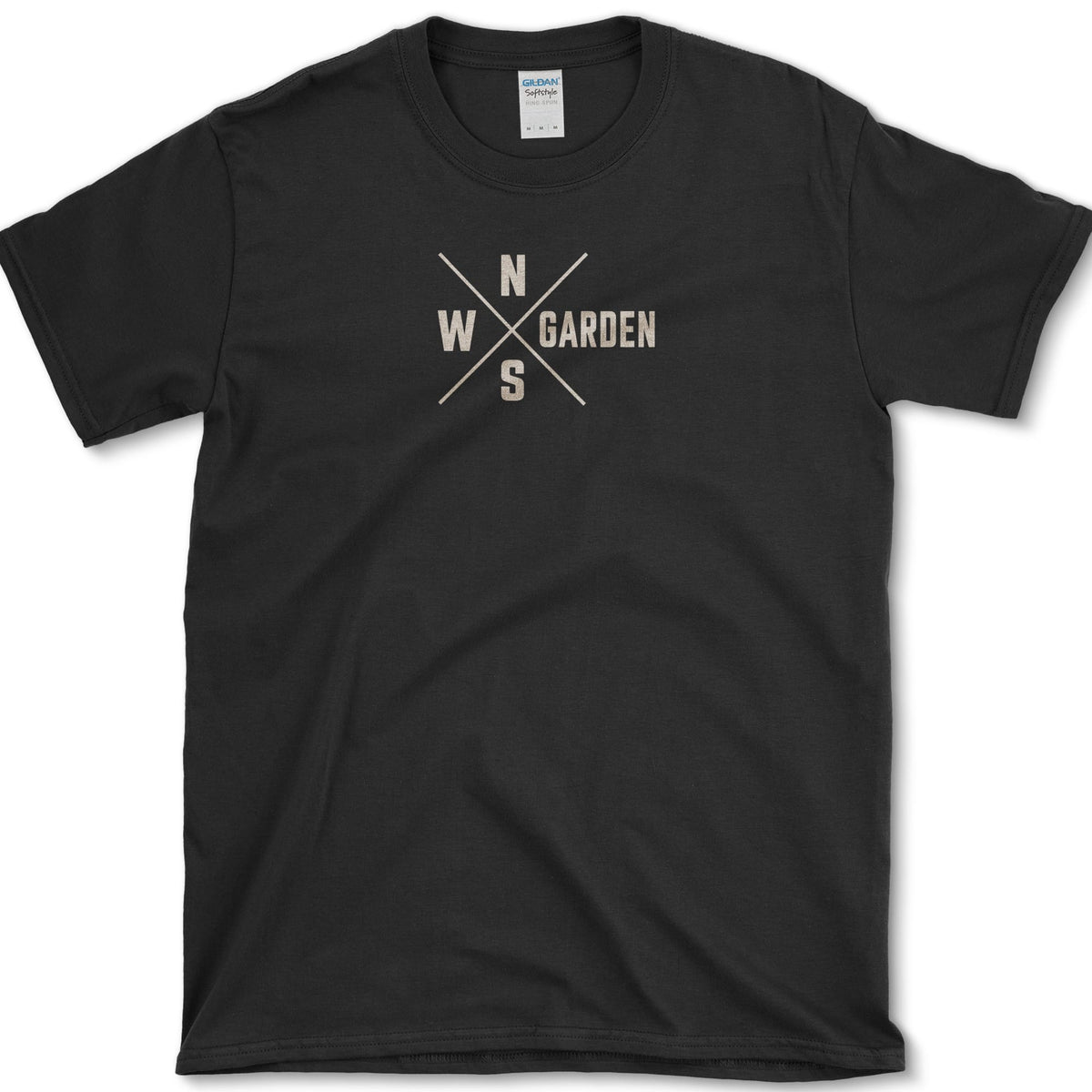 Garden Compass T-Shirt Black / S Essential Tees