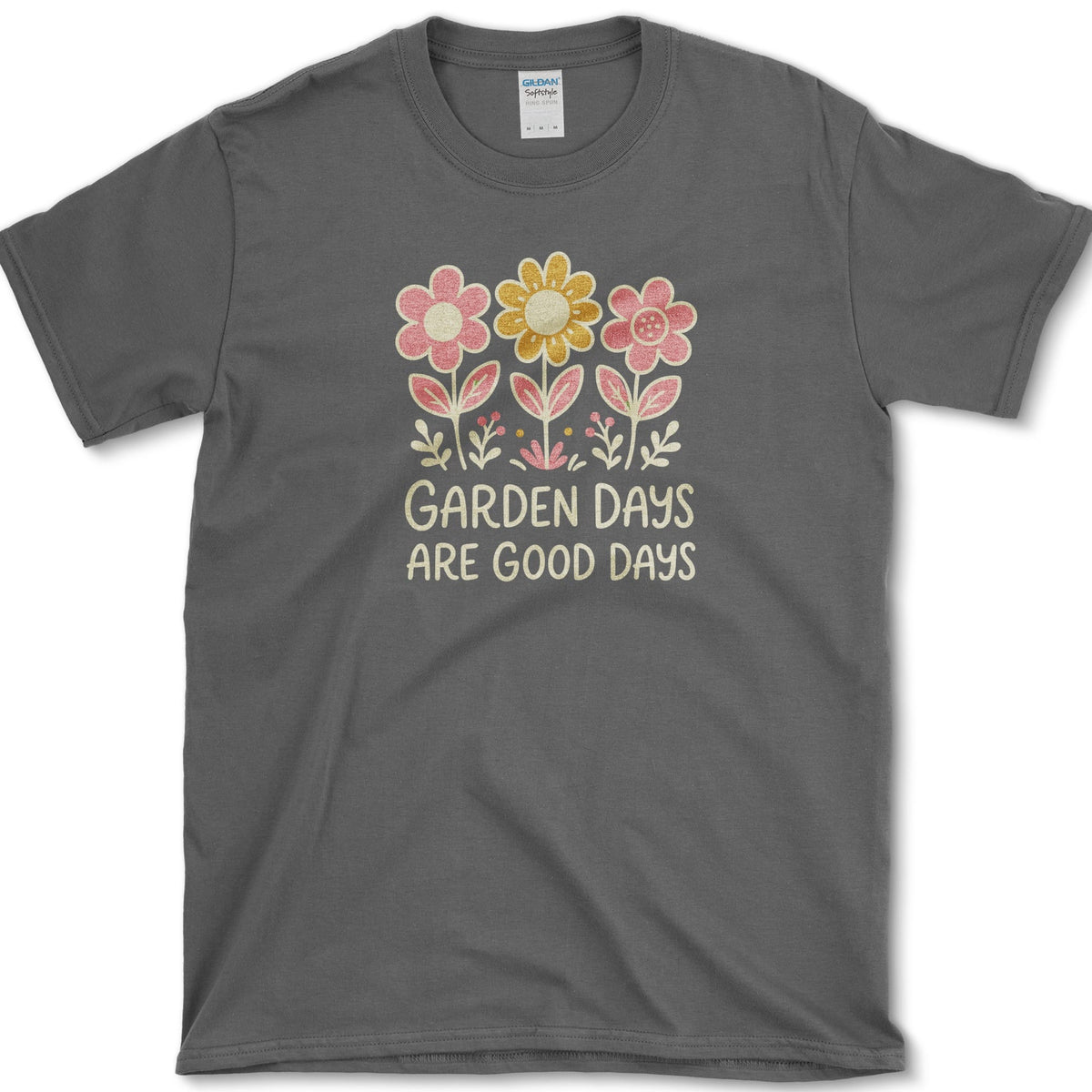 Garden Days Are Good Days T-Shirt S / Dark Heather Essential Tees