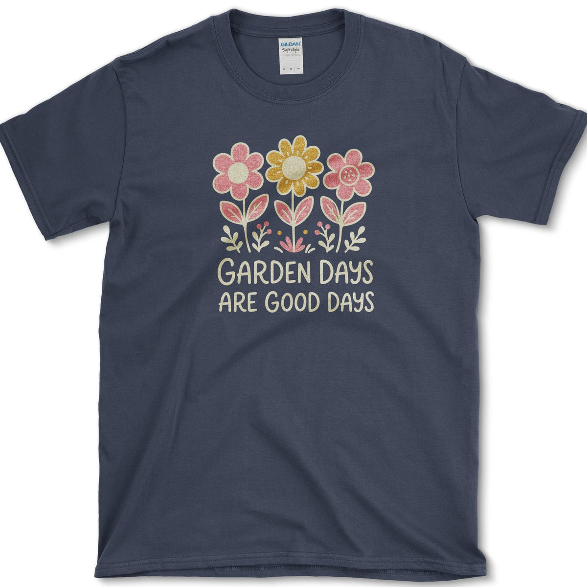 Garden Days Are Good Days T-Shirt S / Navy Essential Tees