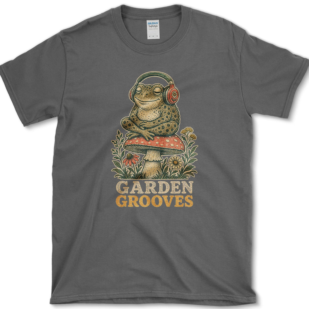 Garden Grooves T-Shirt S / Dark Heather Essential Tees