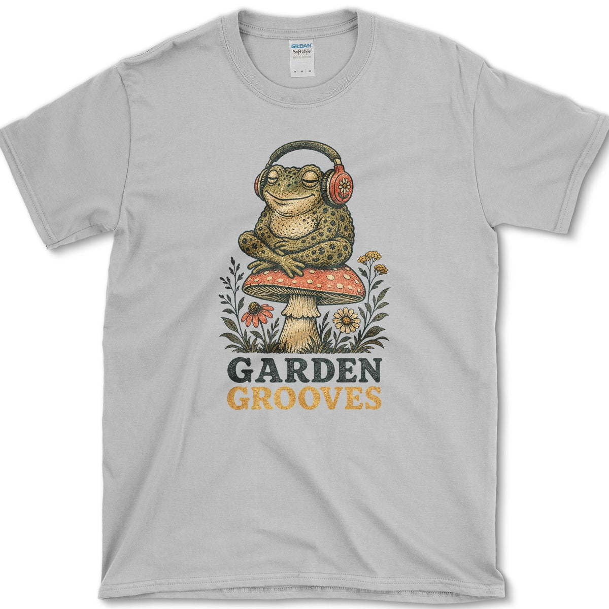 Garden Grooves T-Shirt S / Sport Grey Essential Tees