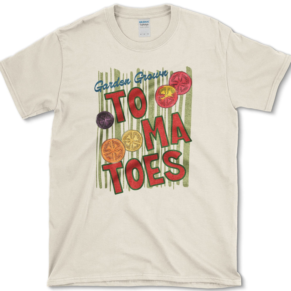 Garden Grown Tomatoes T-Shirt S / Natural Essential Tees