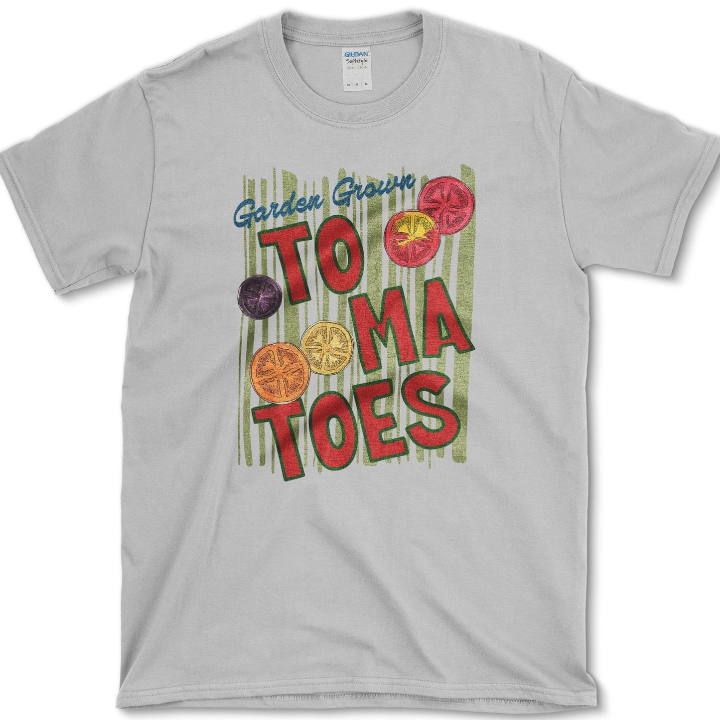 Garden Grown Tomatoes T-Shirt S / Sport Grey Essential Tees