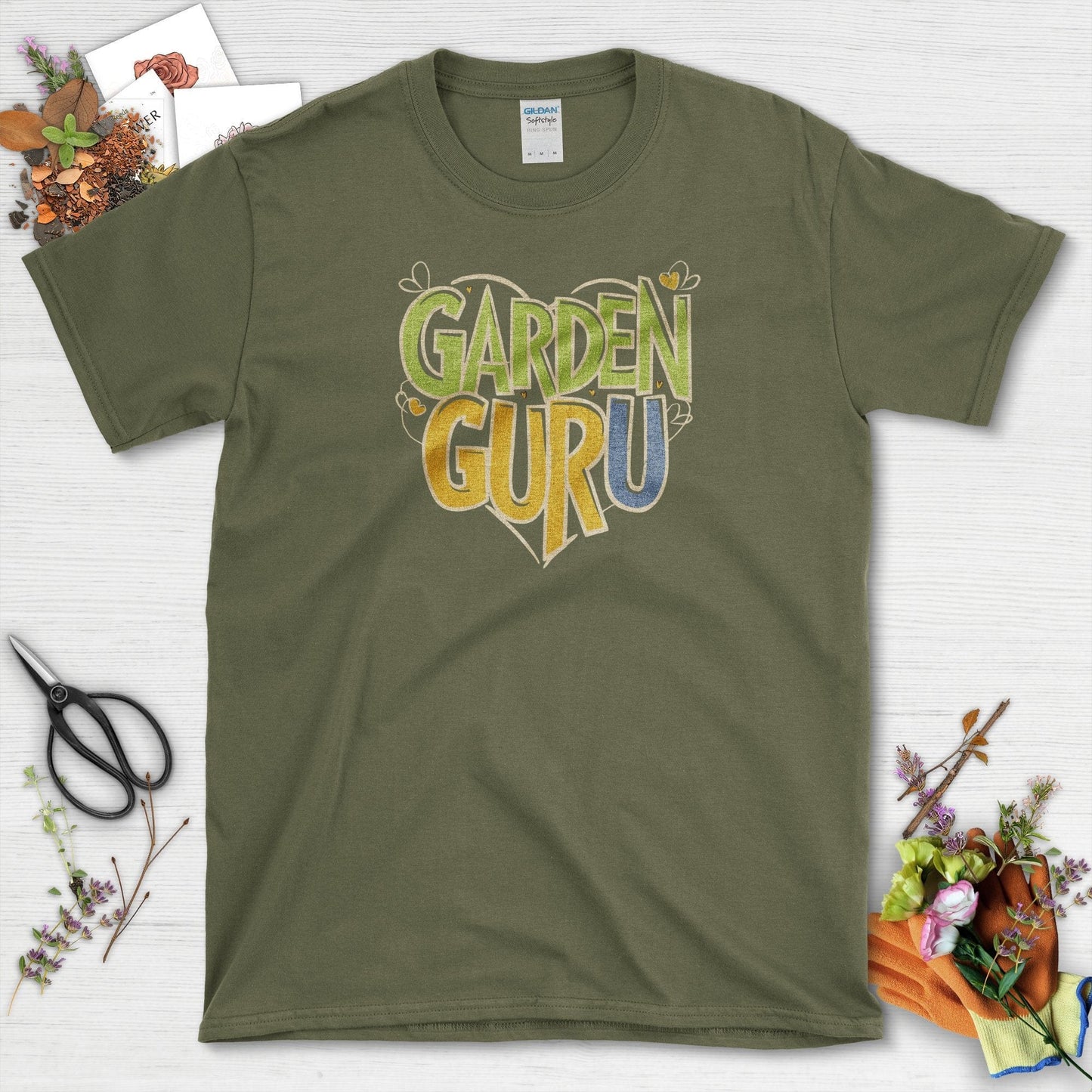 Garden Guru T-Shirt Military Green / S T-Shirt