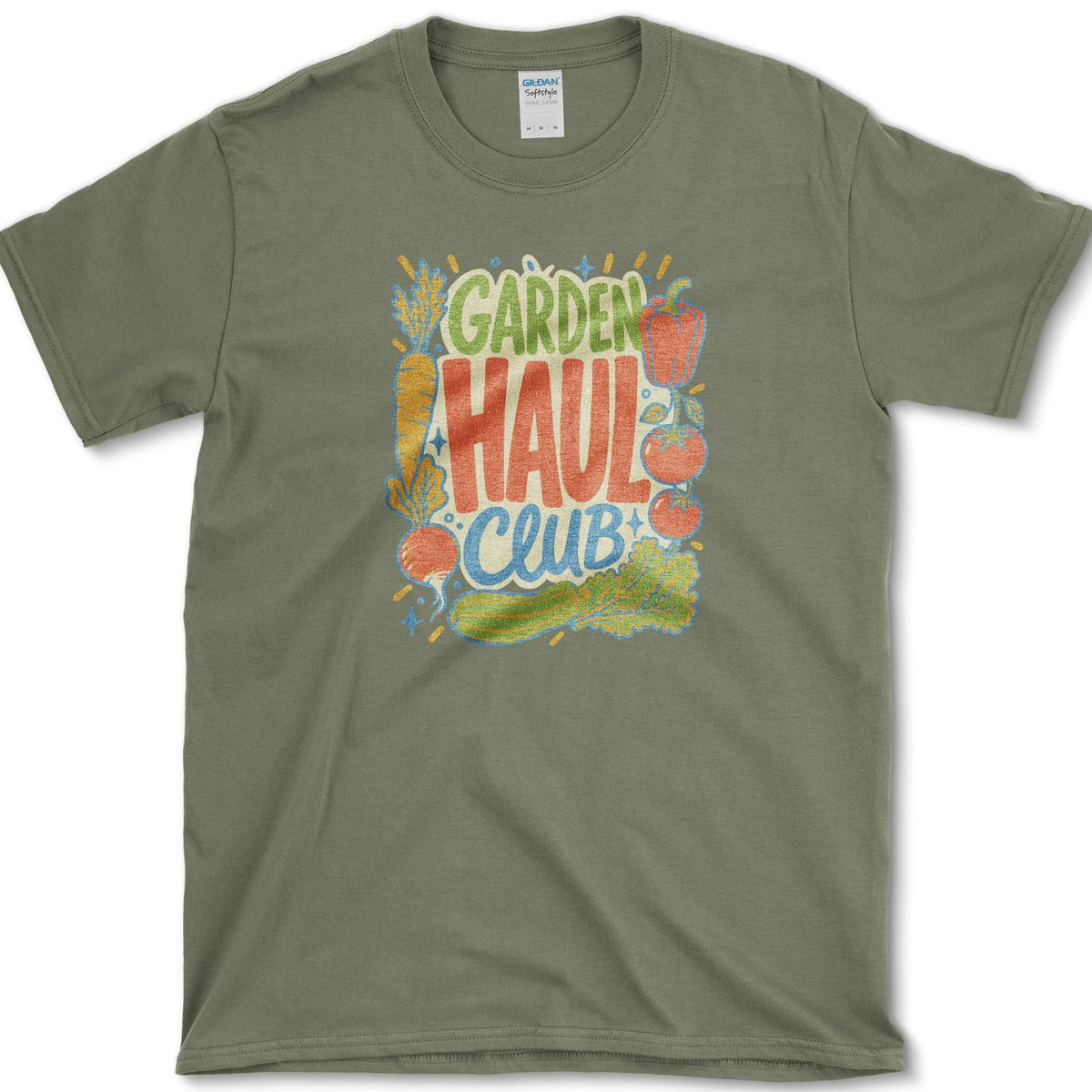 Garden Haul Club T-Shirt S / Military Green Essential Tees