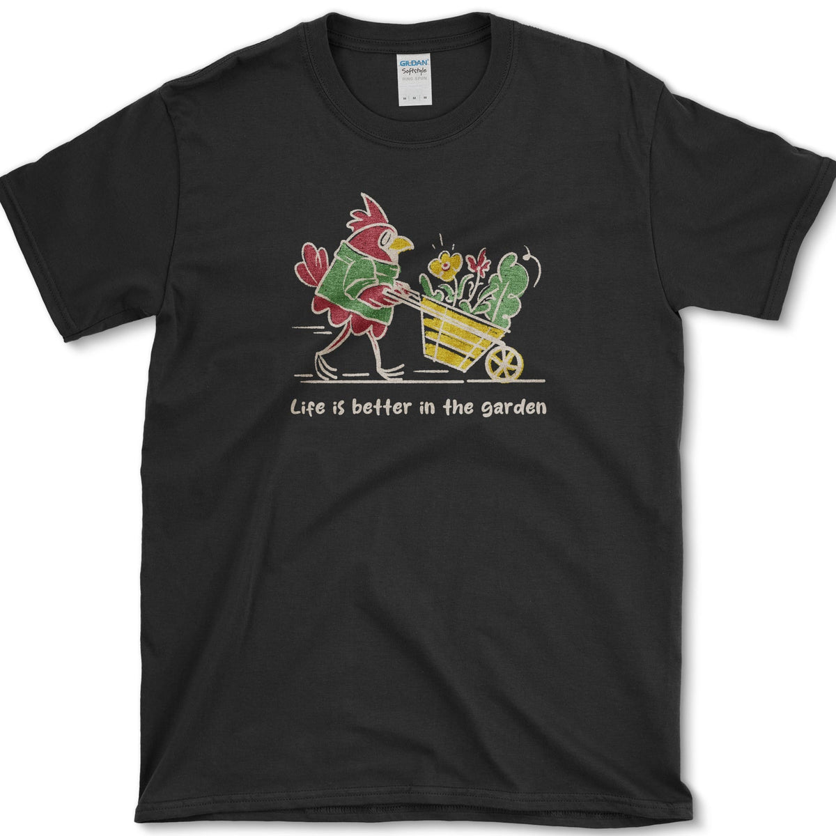 Garden Life is Better T-Shirt Black / S Essential Tees